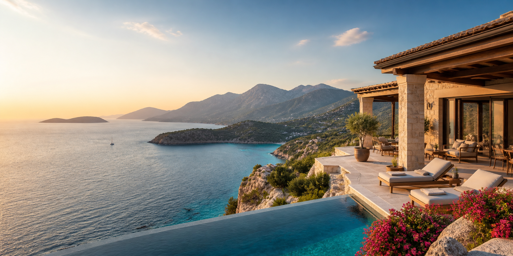 Tatil rotalarına ilham veren sahil manzarası